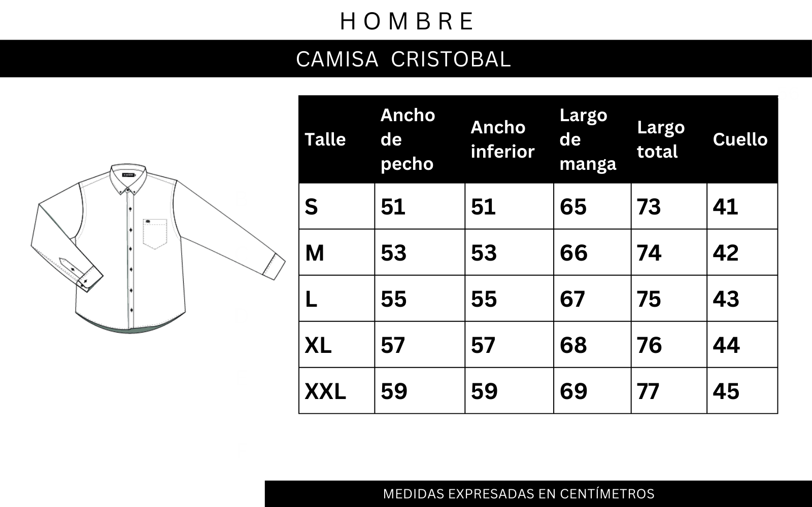 Tabla de Talles